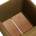 thumbnail image 5 of vidaXL Garden Planter Honey Brown 19.7"x19.7"x19.7" Solid Wood Pine, 5 of 8