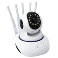 thumbnail image 3 of Cámara doméstica WIFI HD visión nocturna 360 grados giratorio 5 diseño de antena cámara de seguridad inteligente para interior, 3 of 12