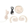 thumbnail image 2 of Language Translation Earphone, Al Translation Earbuds Ear Hook 140 Languages Simultaneous Interpretation  for Learning ,Black,Beige,Purple, 2 of 7