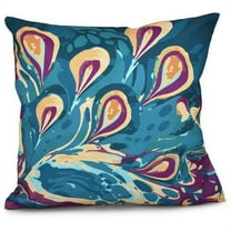 Simply Daisy 16" x 16" Boho Splash Geometric Outdoor Pillow