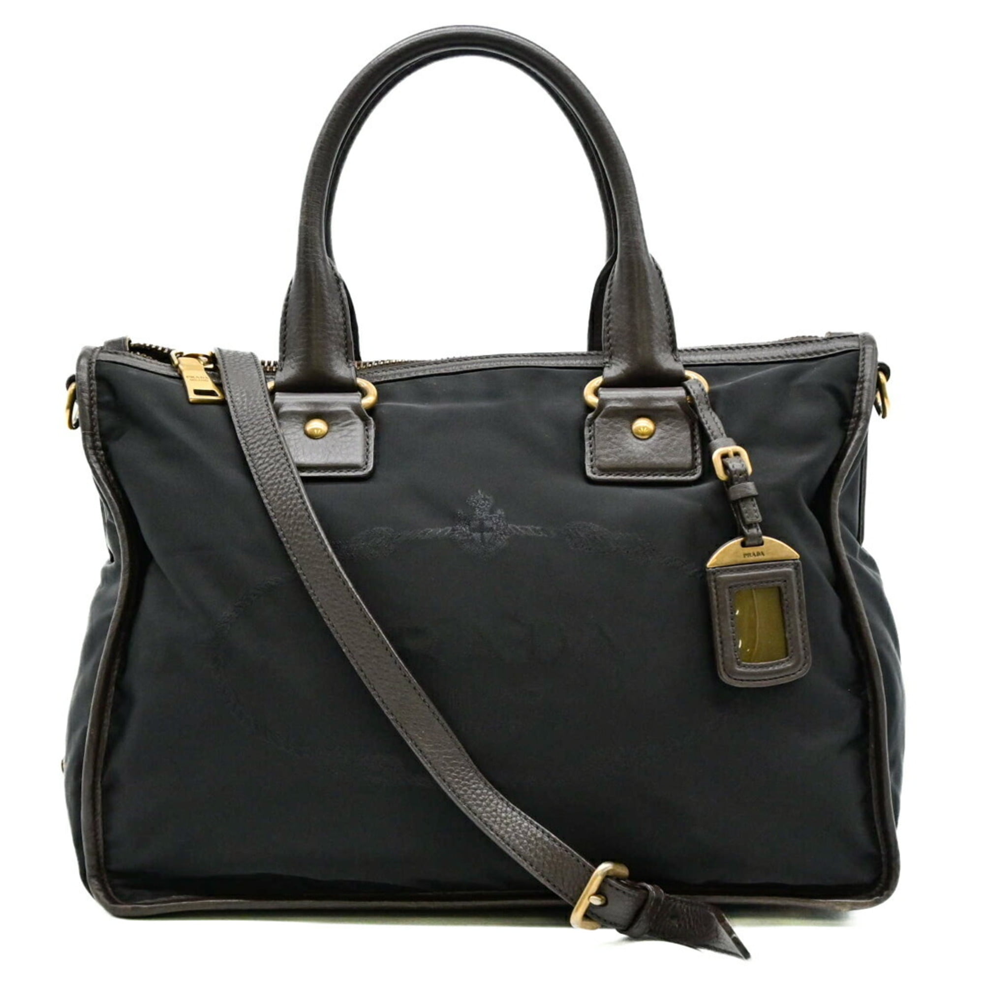 PRADA JZA ￼TECNICA レディースブルゾンブラック　40 レディース アウター 長袖 ジャケット ブルゾン パーカー