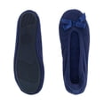 thumbnail image 4 of CTM  Terry Ballerina Slipper House Shoe (Pack of 2) (Women), 4 of 8