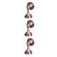 thumbnail image 2 of Speravity Tope de puerta de acero inoxidable sin clavos, resistente al viento, soporte antioxidante, herrajes para muebles resistentes al agua, bronce rojo Type1 NO1 Speravity CBP491321, 2 of 6
