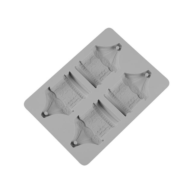 Toystoory Molde de aromaterapia de 4 agujeros, galleta portátil, artesanía DIY, decoración de coche, moldes de jabón, molde de hecho a mano, Herramientas y accesorios para hornear Toystoory HA078003-00B