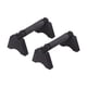 thumbnail image 1 of 2 barras de flexiones de madera con asas resistentes para ejercicios en el suelo. Soportes paralelos. Negro S, 1 of 9