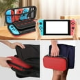 thumbnail image 7 of EEEkit Travel Carrying Case Fit for Nintendo Switch, 12-in-1 Nintendo Switch Case & Accessories Kit, Protective Case Cover, Screen Protector, Silicone Cover Fit for Joy-Con, Thumb Grips, 7 of 7
