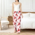 thumbnail image 5 of Pajama Pants Women, Cute Red Cartoon Lobster Sweatpants Soft Sleep Lounge Pants, Casual PJ Bottoms Pants with Pockets, 5 of 5