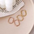 thumbnail image 2 of Boucle d'Oreille Carrée Cercle Simple et Petite, Boucles d'Oreilles Rétro Tendance pour Femme, Ensemble de 2 Paires, 2 of 4
