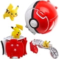 thumbnail image 2 of Set de 4 piezas de Poké Ball, Poké Ball con muñeco, pelota saltarina, mini muñeco, regalo de cumpleaños para niños, 2 of 4