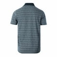 thumbnail image 2 of Gioberti Mens Regular Fit Yarn Dye Striped Short Sleeve Polo Shirt with Pocket, 2 of 5