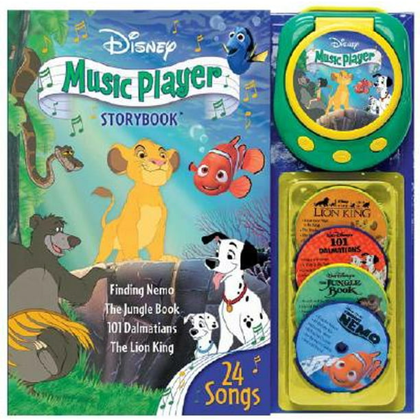 Disney Music Player Storybook Finding Nemo/The Jungle Book/101