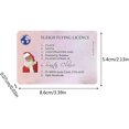 thumbnail image 2 of Permis de Vol du Père Noël, Décorations de Sapin de Noël, Cadeaux pour Enfants (Style 2), 2 of 8