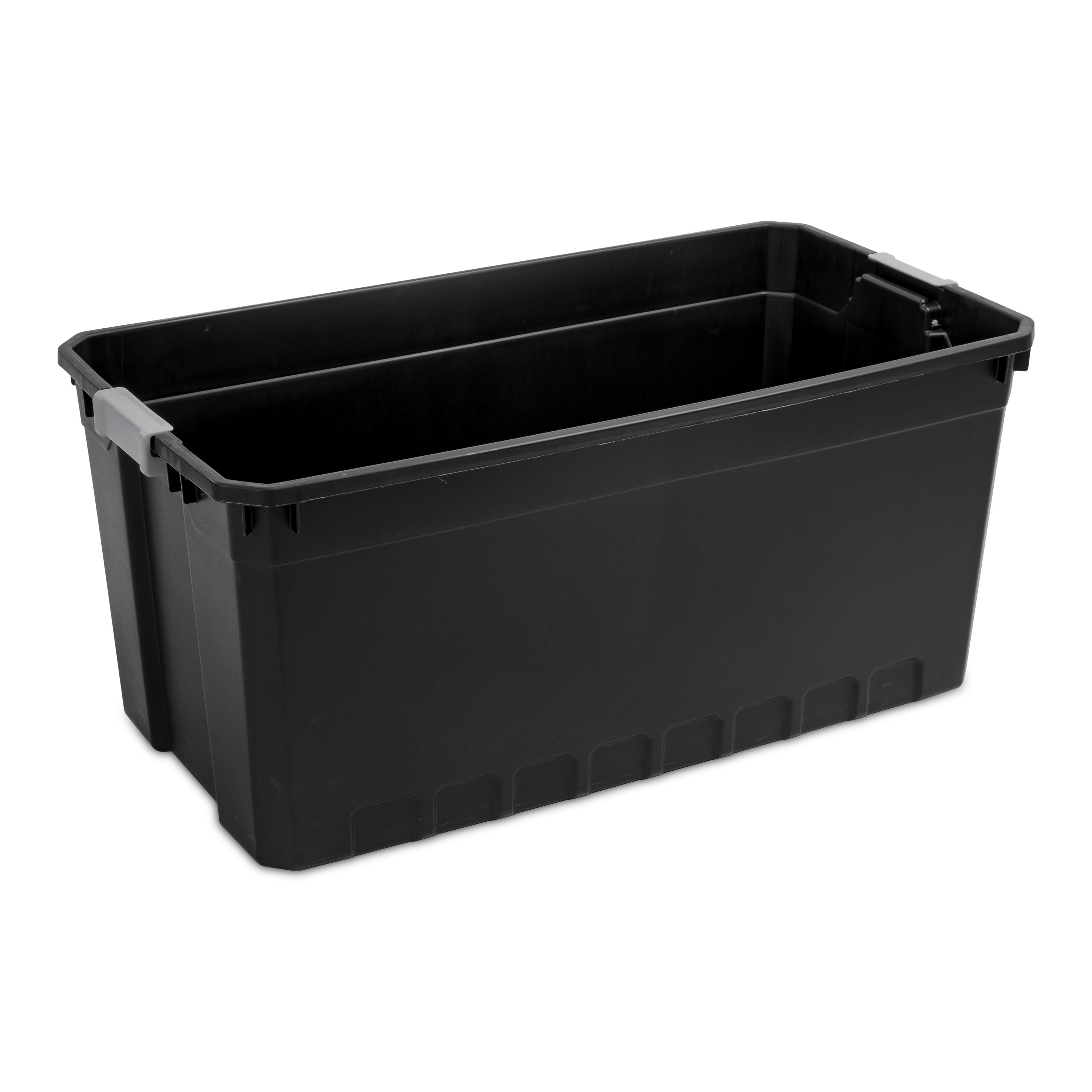 50 Gallon Tote Box Storage Bin Container Stackable wi/ Lid Plastic