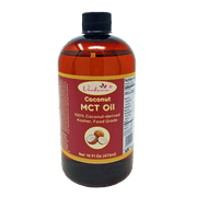 Verdana Coconut MCT Oil - aka Fractionated Coconut Oil - 16 Fl Oz -- 100% from Coconuts - No Palm oil involved - Premium Food Grade - Pure, True MCT with only C8 and C10, No C12