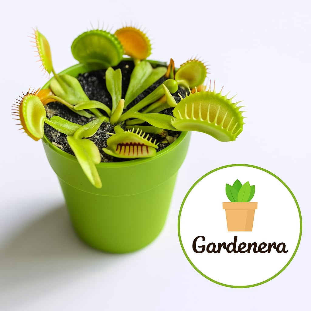 Gardenera Labs Sphagnum Moss Potting Mix for Carnivorous Plants, Moss and Perlite Blend for Potting Venus Fly Traps, Sarracenia, Pitcher Plants - 75% Sphagnum Moss + 25% Perlite - 4 Quart