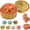 Orange, variant on Dumplings Squishy Stress Balls Fidget Sensory Toys Mystery Dumplings Squishy Soft Squeeze Decompression Dough for Adults