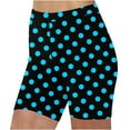 thumbnail image 2 of HaoXianJian Long Swim Board Shorts Polka Dots High Waisted Quickly Dry Beach Swimming Shorts for Women Summer Shorts, 2 of 5