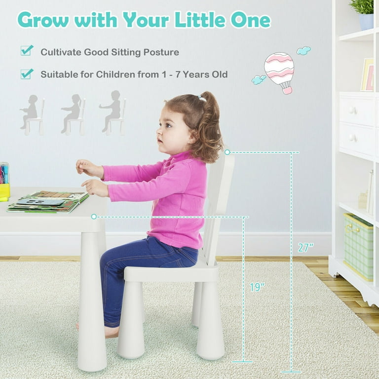 Table and chair top for one year old