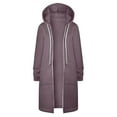 thumbnail image 7 of YanHoo Women's Zip Up Hoodies Oversized Fleece Long Sleeve Sweatshirts Casual Fall Jacket Coat with Pocket(S-5XL), 7 of 7