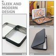 thumbnail image 3 of YSNOOWE 6Ud Cajas De Metal Pequeñas Con Tapa Ideal Para Organizar Con Compacto Negro, 3 of 8