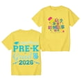 thumbnail image 3 of Pre-K Graduation Shirt: Girls Boys Last Day of School Short Sleeve T-Shirt Kids 2026 Preschool Graduation Gift Tops(Yellow,6-7 Years), 3 of 3