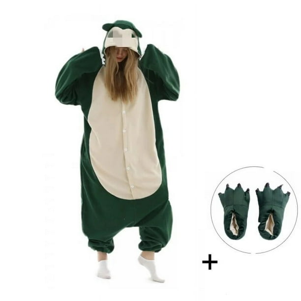 Nuevo Pijama Extra grande XXL 180-200CM Snorlax para mujer, mono de dibujos animados para adultos, disfraz de Halloween, Animal, mapache, Kigurumi