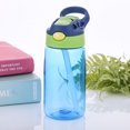 thumbnail image 2 of 500ml Plastic Portable Outdoor Travel Sport Straw Drinking Water Bottle Kettle, 2 of 7