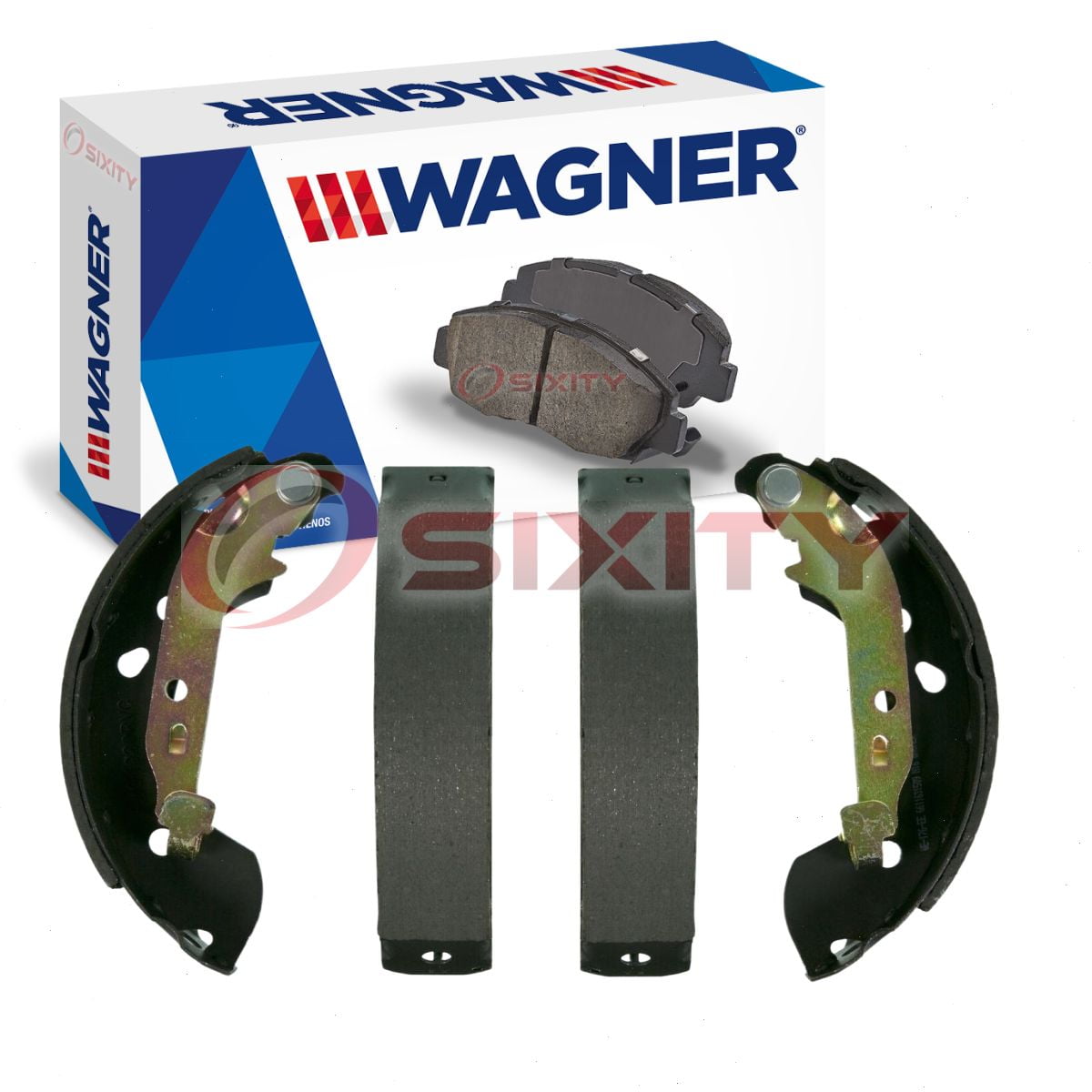 Wagner Z1020 Drum Brake Shoe Set Fits select: 2012-2019 NISSAN