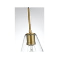 thumbnail image 5 of Living District Gene 17.5 Inch Pendant Clear Shade in Satin Gold, 5 of 10