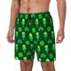 thumbnail image 1 of Fotbe leaves and glasses of beer for St. Patrick's Day Traje de Baño para Hombre – Shorts de Natación de Secado Rápido con Forro y Bolsillos-XX-Large, 1 of 6