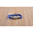 thumbnail image 5 of Aluminum Carabiner Clips 6PCS D Shape, Carabiner Hooks with 5PCS Key Rings Alloy Keychain Buckles（Color random delivery）, 5 of 5