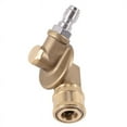 thumbnail image 7 of 3X Pivoting Coupler for Pressure Washer Nozzle, Gutter Cleaner Attachment for Gutter Cleaning, 240 Degree, 4500 Psi, 7 of 7