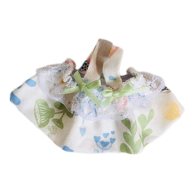 Falda con tirantes para muñeco de peluche, falda general, ropa educativa de imaginación, disfraces, haz tu propio conjunto de muñecas para muñeca de azul