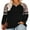 169-Leopard Black, variant on Plus Size Tops For Women Round Neck T Shirt Totem Long Sleeve Raglan Western Aztec Print Casual Color Block Blouses Black Tee Fall Winter Shirts XL 14W 16W