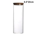 thumbnail image 2 of Glass Kitchen Storage Canister Large Capacity Storage Jar for Food Storage Organization  10*25cm, 2 of 7