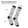 thumbnail image 5 of Bixox Pig And Watermelon Print Compression Socks,Compression Socks Women & Men Circulation for Medical,Running,Athletic, 5 of 7