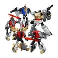 thumbnail image 3 of Skpitin Transformer Toys Deformation Dinoking Volcanicus Grimlock Slag Sludge Snarl Swoop Slash Dinobots Combiner 5 in 1 KO Action Figure Model 15.7in(Color : 5 in1), 3 of 5