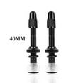 thumbnail image 3 of Lefu 2PCS Bike Tubeless Tires Valve Stem Aluminum Alloy for Presta Valve 40MM, 3 of 10
