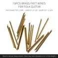 thumbnail image 2 of 19 Pcs 2.2MM Cordes de Guitare en Laiton pour Guitare Classique Fingerboard, 2 of 4