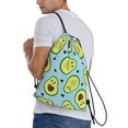 thumbnail image 3 of Bingfone Avocado And Hearts Drawstrings Backpacks Bags For Men Women Gym Drawstrings Bag, 3 of 9