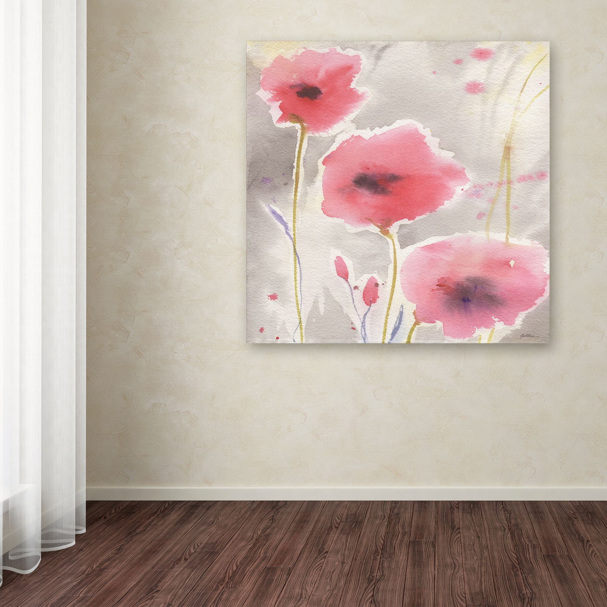Trademark Fine Art 'After the Rain' Canvas Art by Sheila Golden