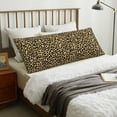 thumbnail image 4 of Balery Leopard Print Funda Protectora para Almohada Corporal de Algodón Hipoalergénico con Cierre(55 x 21 pulgadas), Almohadas No Incluidas, 4 of 7