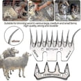 thumbnail image 2 of Sheep Clipper, Stainless Steel Sheep Clipper, Electric Wool Shears, Animal Goat Sheep Sheep (9 Teeth Scimitar), 2 of 5