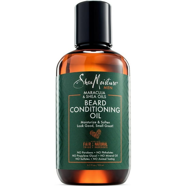 2 Pack Shea Moisture Men Maracuja & Shea Oils Beard Conditioning Oil