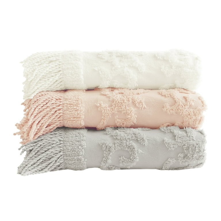 Tufted chenille throw sale