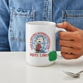 thumbnail image 4 of CafePress - Vote Linus Large Mug - 15 oz Ceramic Large White Novelty Mug, 4 of 6