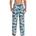 thumbnail image 6 of Cauagu Sea Marine And Lighthouse Mens Pajama Pants Sleep & Lounge Pants,PJ Bottoms with Pockets-Large, 6 of 7