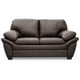 thumbnail image 1 of Love Seat de Piel Genuina ConfortoPiel  Genova Chocolate, 1 of 6