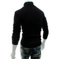 thumbnail image 4 of Men‘s Winter Warm Cotton High Neck Pullover Jumper Sweater Tops Turtleneck, 4 of 4