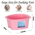 Uralili Foot Soaker Extra Large Soaking Bath Basin, Pedicure Home Spa